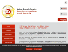Tablet Screenshot of latour-energie-service.fr